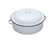 Falcon Enamel Round Roaster (20cm / 8" Ø - 8.5cm / 3.3" deep)